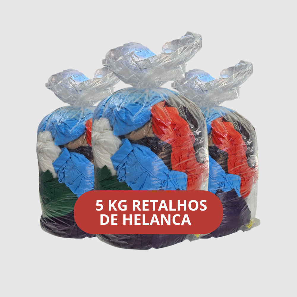 🎁 Super Kit 5 kg Retalhos de Helanca - Ideal p/ Fru Fru , Artesanato e Costura!💡
