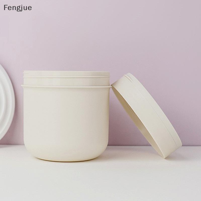 Fengjue Frasco Removedor De Maquiagem Recarregável , 1 Peça , 300/400ml , Com Colher , Plástico Vazio , Pote , Viagem ,