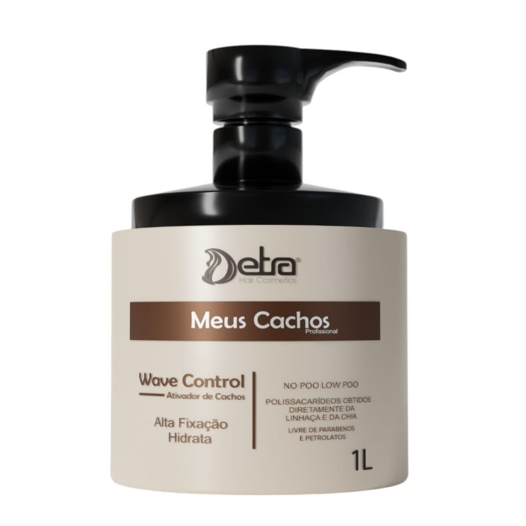 Ativador de Cachos Meus Cachos 500ml Detra Hair Cosmeticos Definição Cabelo Cacheado