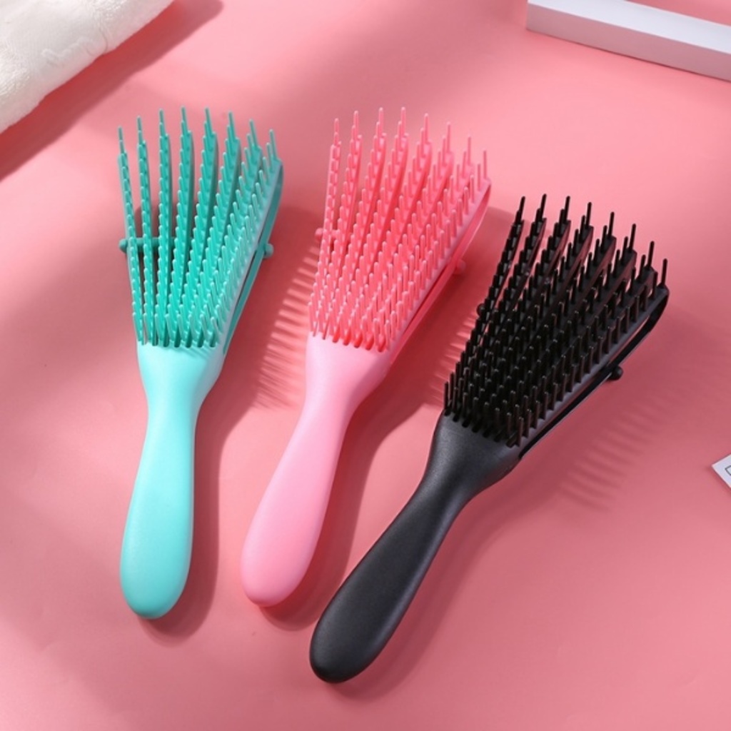Kit Promoção 10 Escovas de Cabelo Polvo Desembaraçadora  Cacheados Anti Frizz - ATACADO