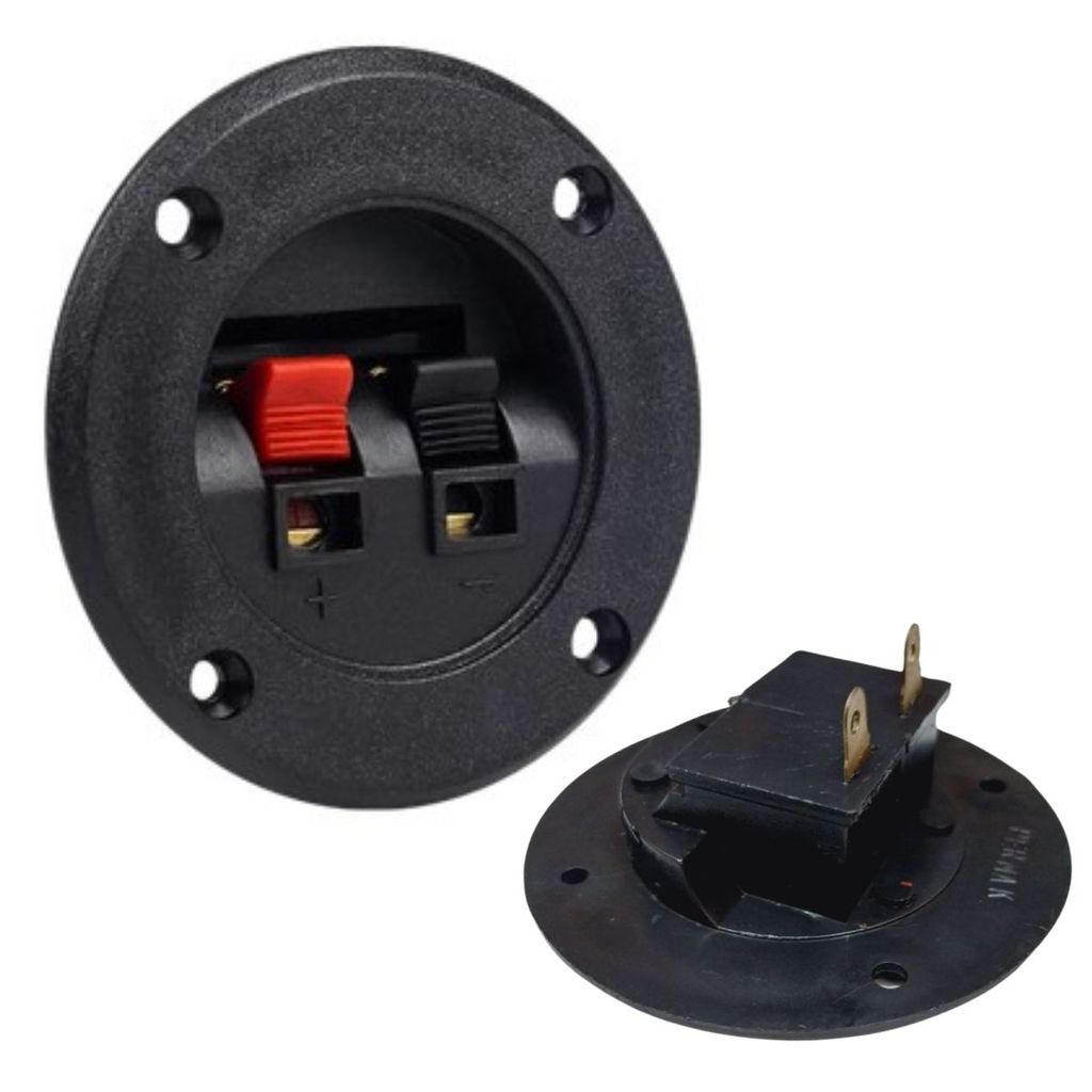 CONECTOR BORNE REDONDO TERMINAL PARA CAIXA SOM PROFISSIONAL