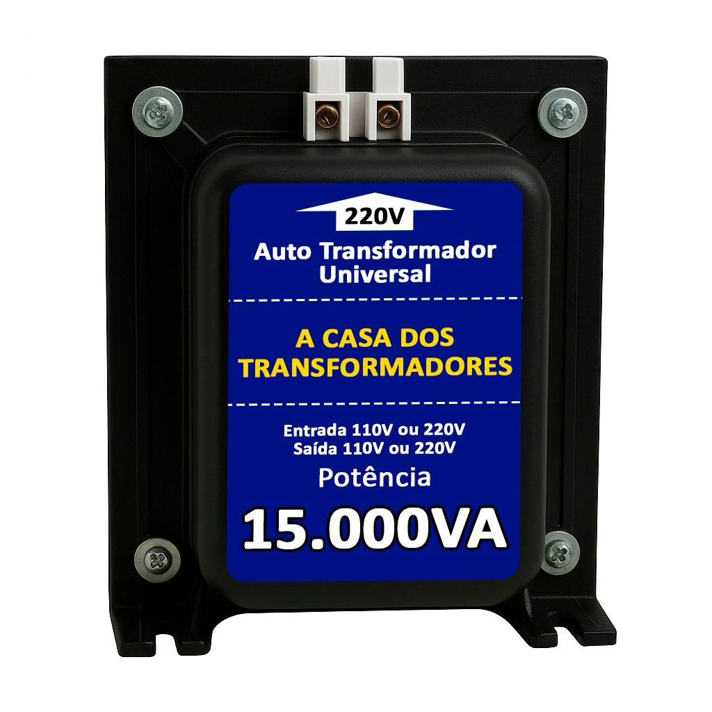 Auto Transformador 15.000 VA CONECTOR SINDAL 127v /220v ar condicionado de até 30.000BTUS