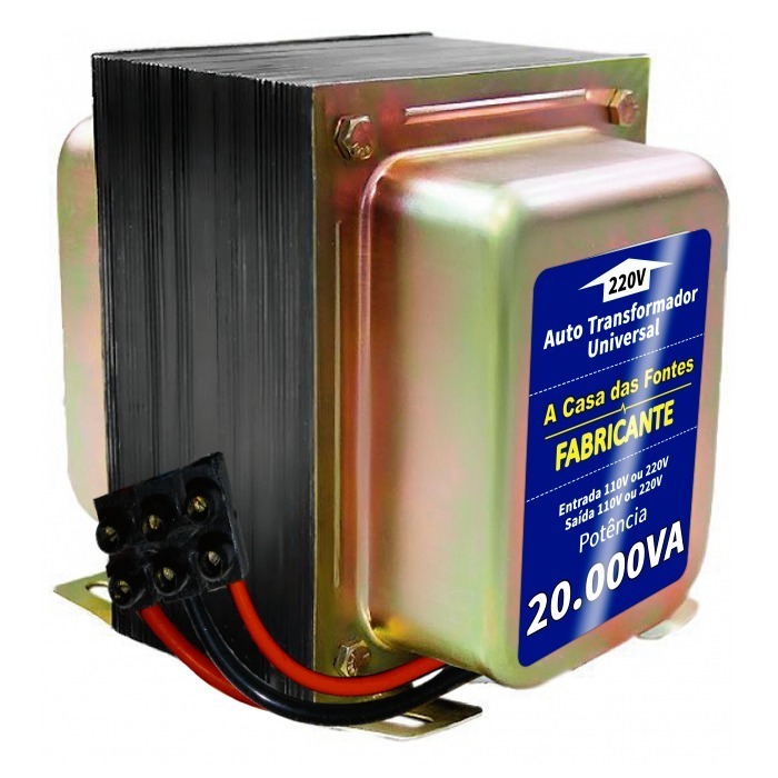 Auto Transformador 20.000 VA CONECTOR SINDAL 127v /220v ar condicionado de até 36.000BTUS