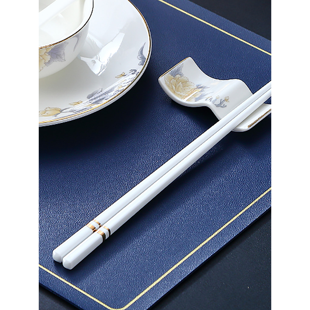 Hotel comercial high-End osso China pauzinhos antibacteriano Anti-mofo pauzinhos de porcelana especial resistente a alta