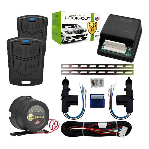 Alarme Automotivo 2 Controles  Com Trava 2 Portas Universal