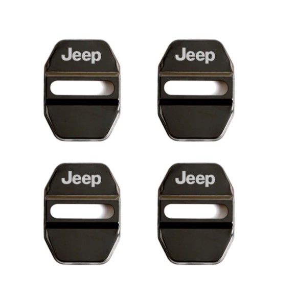 Capa da Trava da Porta Jeep Protetor Vermelho Preto Acessórios Compass Renegade Cherokee Wrangler Patriota Liberty Rubicon Sahala Dodge Journey