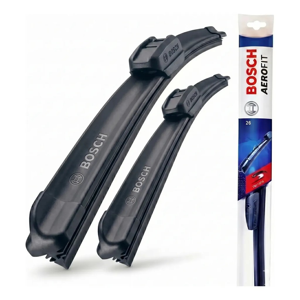 Kit Palheta Limpador Parabrisa Par Bosch Aerofit JEEP Liberty 02 A Atual