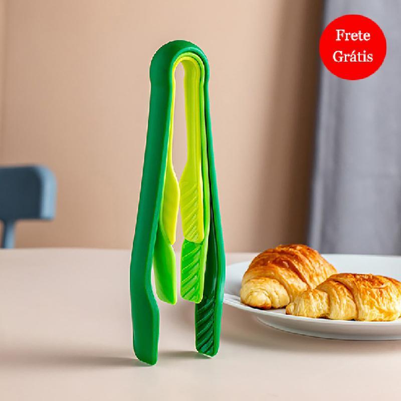 [Youngmg] 3 Pçs/set Pinça Antiderrapante Para Alimentos Pinças De Pão De Plástico De Qualidade Alimentar Servir Salada C