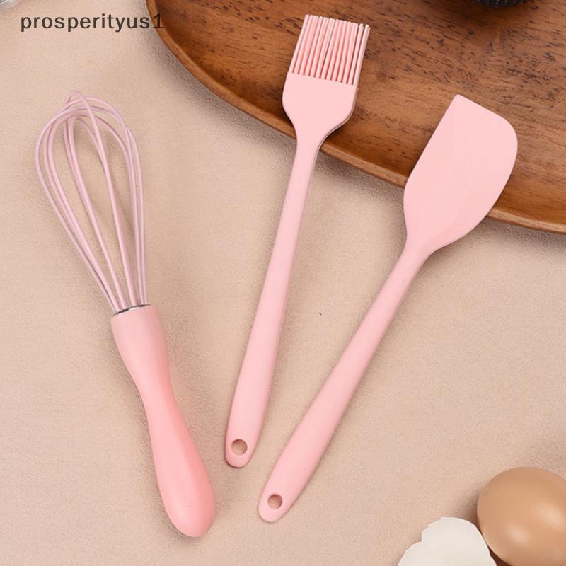 PRS 3 Pçs/Set Conjunto De Cozimento De Silicone Bolo Creme Espátula Raspador Cozinha Doméstica Batedor De Ovos Churrasco