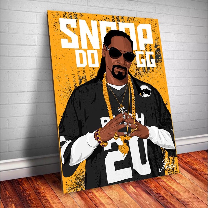 Placa decorativa MDF  Snoop Dog (28x20 A4) Quadro parede & decoração