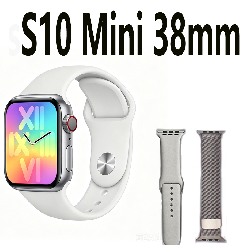 2026 S10 mini 38mm Series 10 Smartwatch Personalizar Papel Mais  Ideal para pulsos finos  iOS e Android