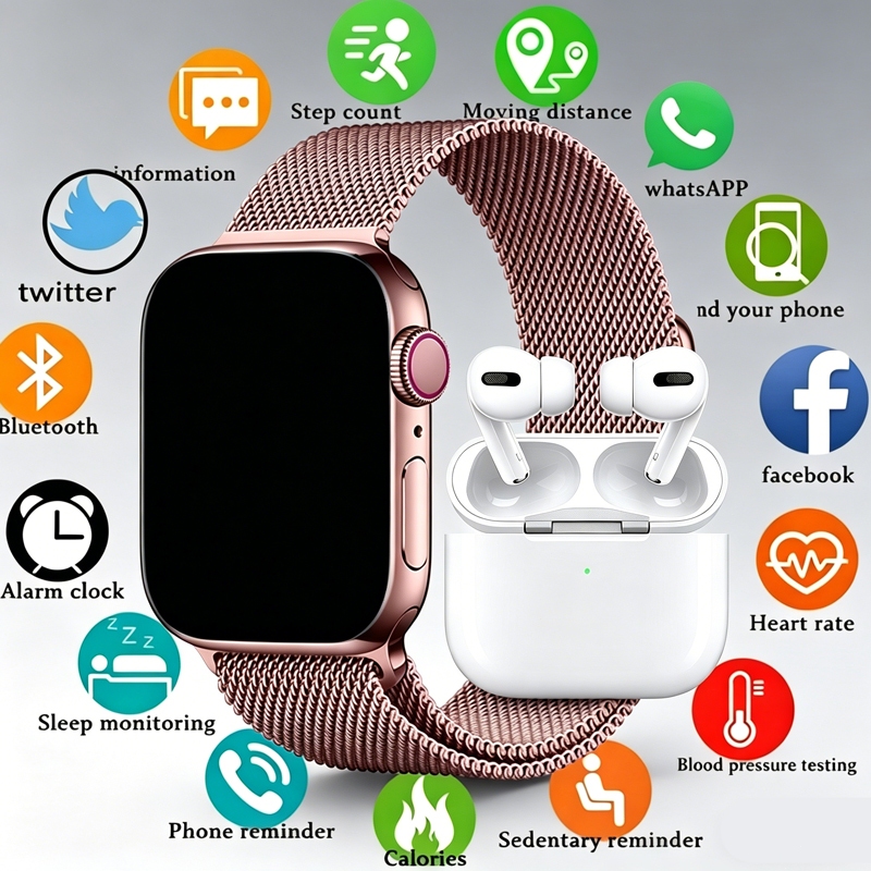 2026 Mais Recente Smartwatch Relógio Inteligente S10 Pro Série 10 Fone De Ouvido Bluetooth Sem Fio De 2.08 Polegadas + E