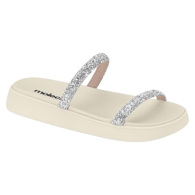 Sandalia Papete Moleca 5507.100 Brilho Feminina Promoçao desconto