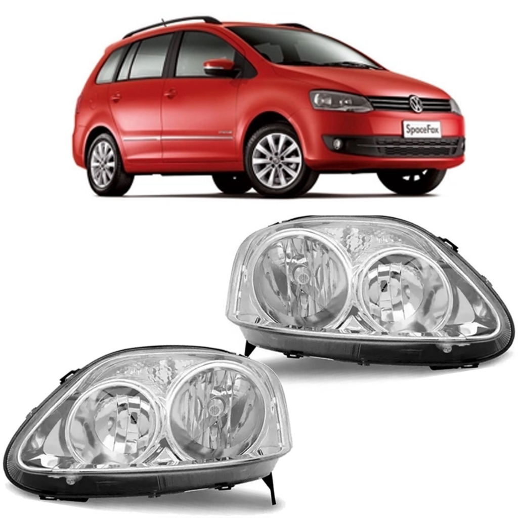 FAROL FOX 03/10 CROSSFOX SPACEFOX FOCO DUPLO CROMADA