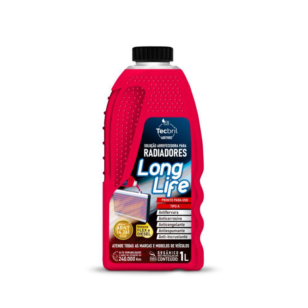 Aditivo Radiador Long Life Orgânico Rosa Pronto Uso 1L