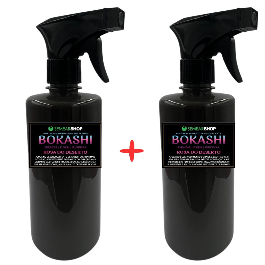 Bokashi para Rosa do Deserto Bio Fertilizante Pronto para Uso 1 litro