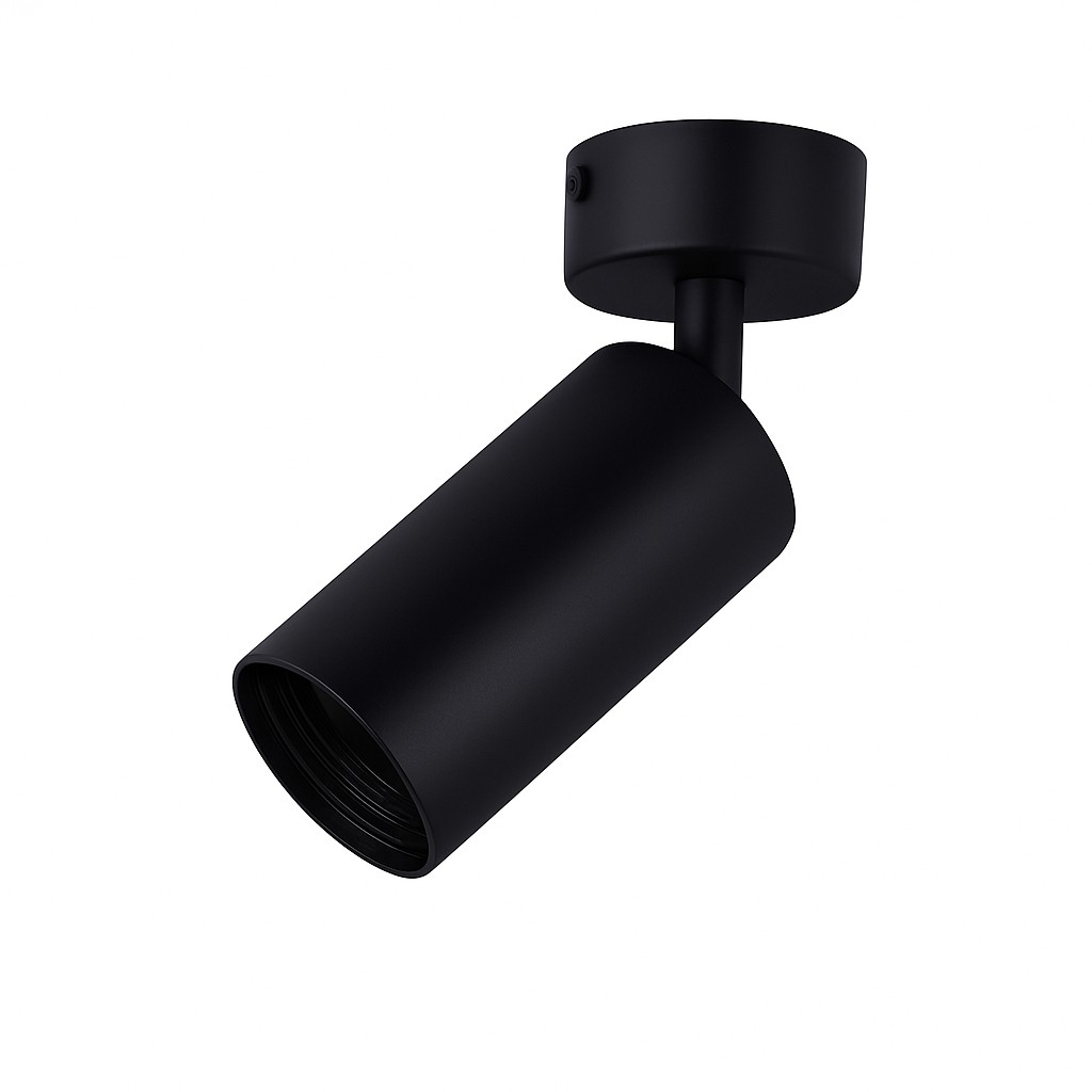SPOT TUBE ELETROCALHA MR16 PRETO