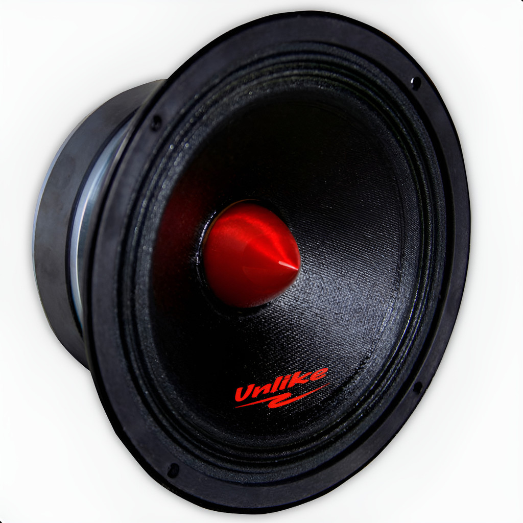Alto Falante Médio-Grave Unlike UNF66 6″ 200W RMS 4 Ohms Cone Celulose Bobina Kapton Potente
