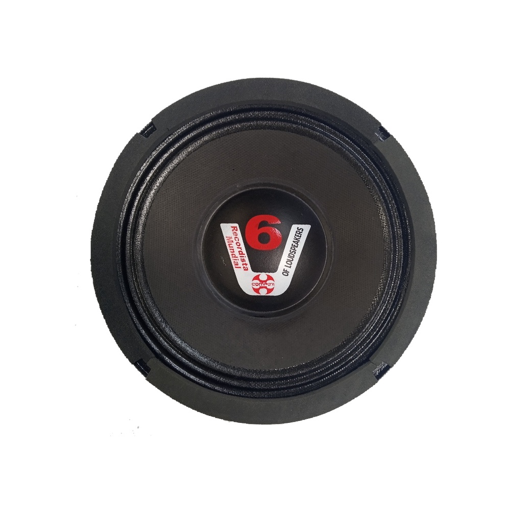 Alto Falante Woofer Preto Chapa Compet 8 Polegadas 4-8 ohms 100w Rms Cone Celulose