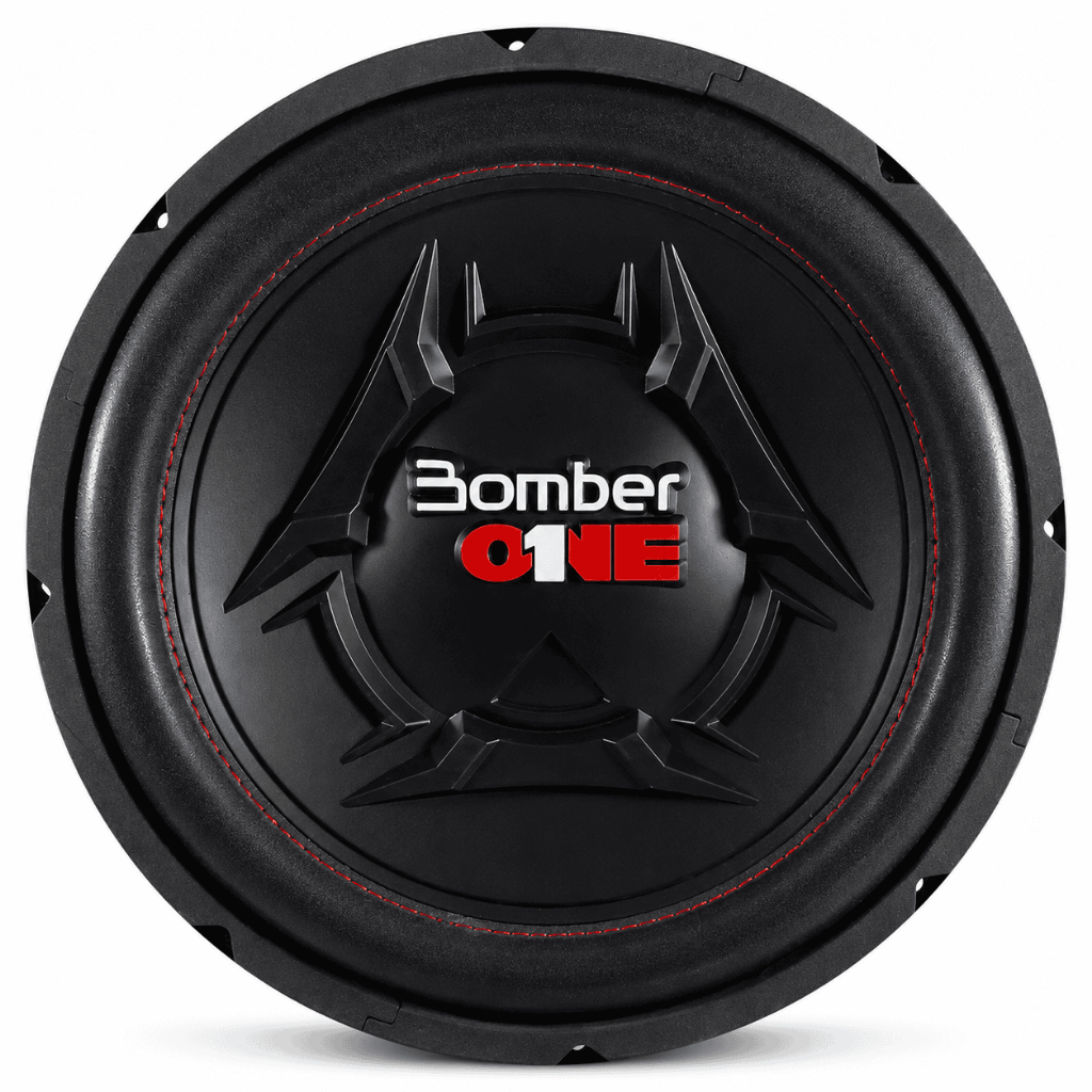 Subwoofer Bomber 10 Pol 200WRMS 4 Ohms B One Grave Som Automotivo Cone Celulose Bobina Alumínio