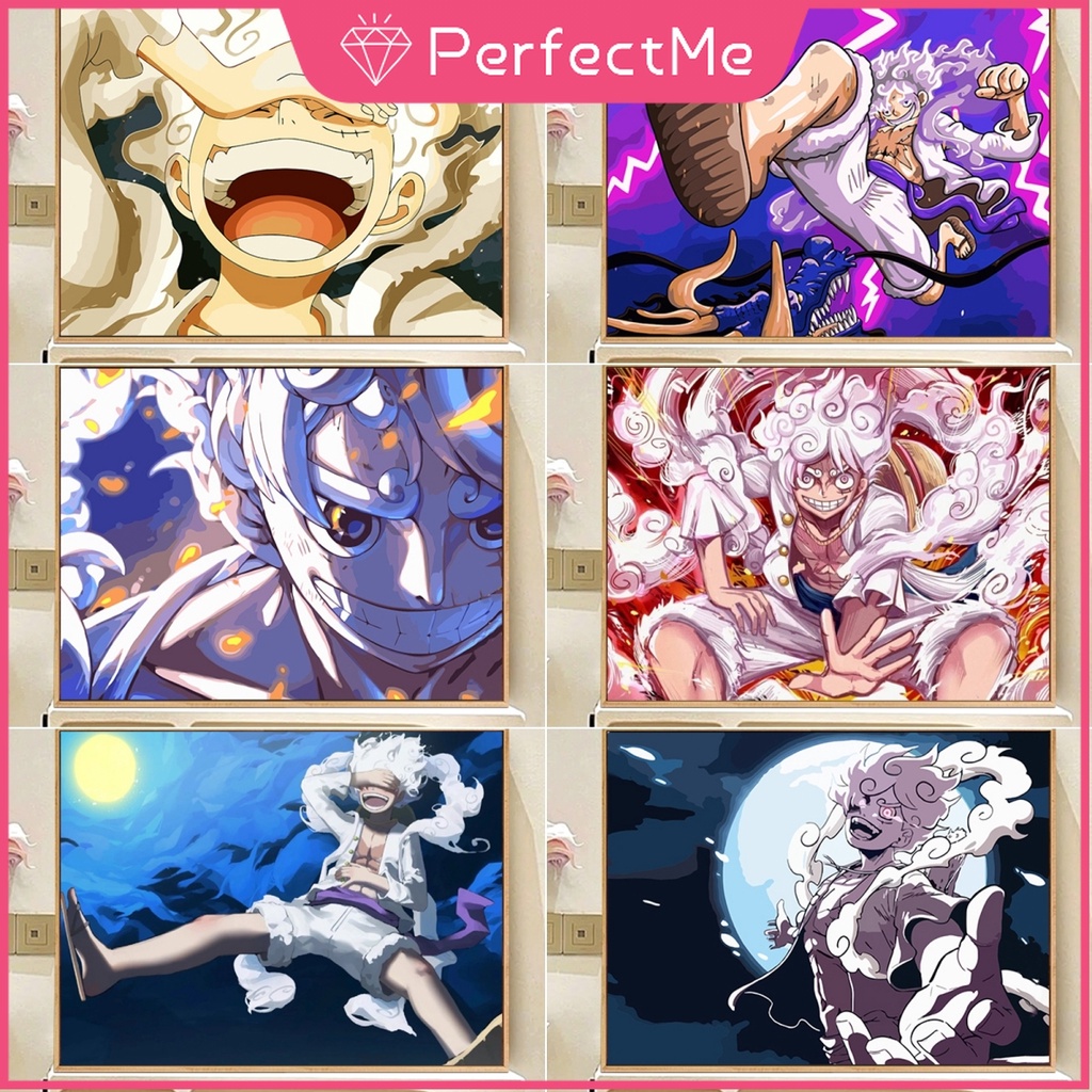 Pmanime One Piece 5D Pintura Diamante Ponto Cruz Completo Pato Donald Conjunto Acrílico Rodada Para Decoração De Casa 30