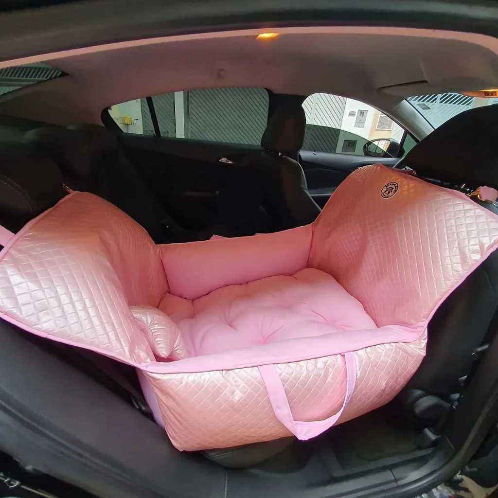 Cadeira De Carro Banco De Trás Delicate Baby Rosa Assento Cinto de Segurança e Alça Para Transporte