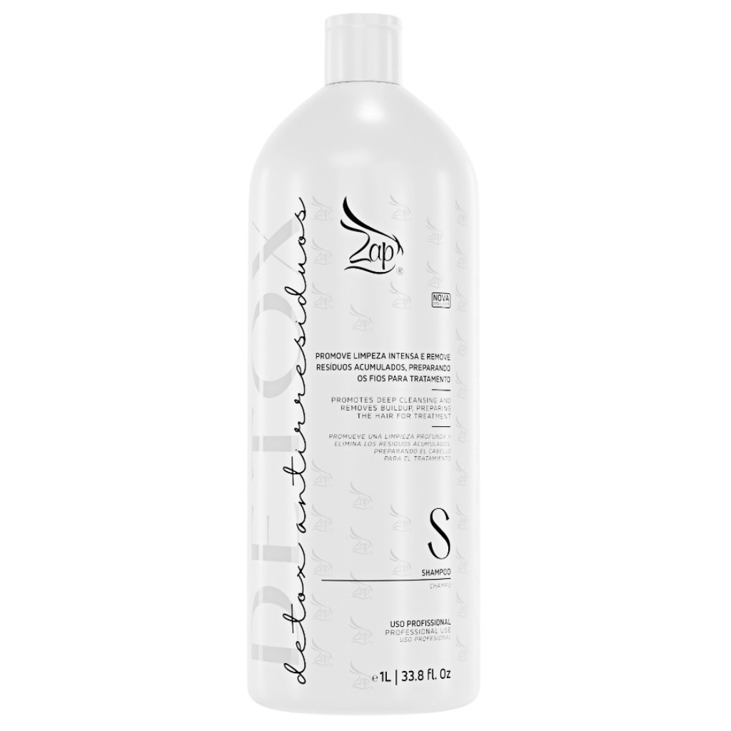 Shampoo Zap Detox - Original Zap Limpeza profunda Capilar - Acompanha um Brinde!