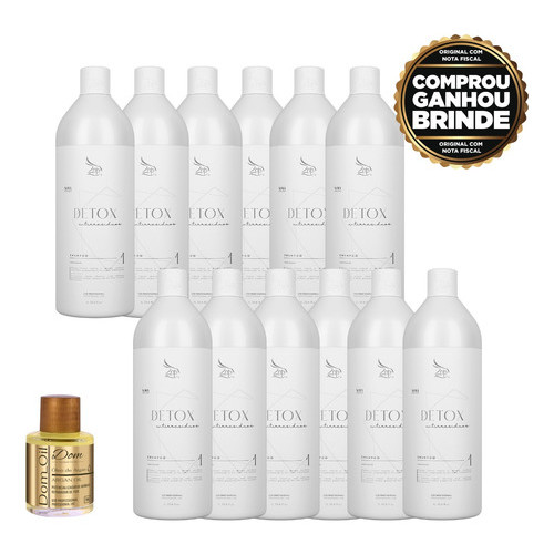 Combo Zap Promocional 12 Shampoo Detox Zap 12x1l