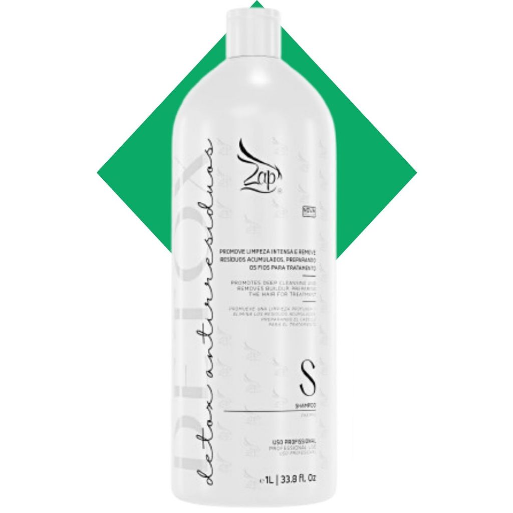Shampoo Anti Resíduos Detox Zap Limpeza Intensa 1l