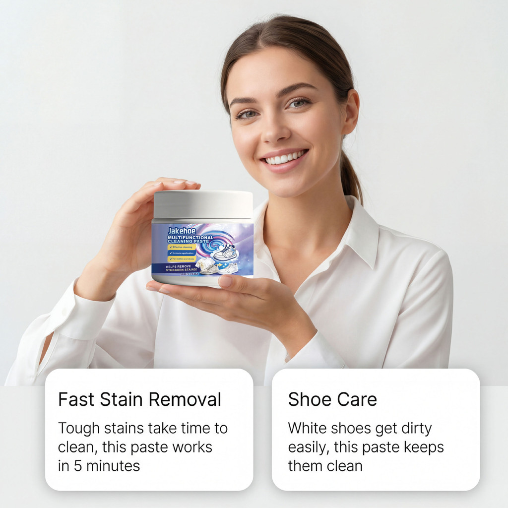 Brilho remover sujeira Natural roupas limpas manchas limpas creme adequado jakehoe sapatos limpos multifuncional
