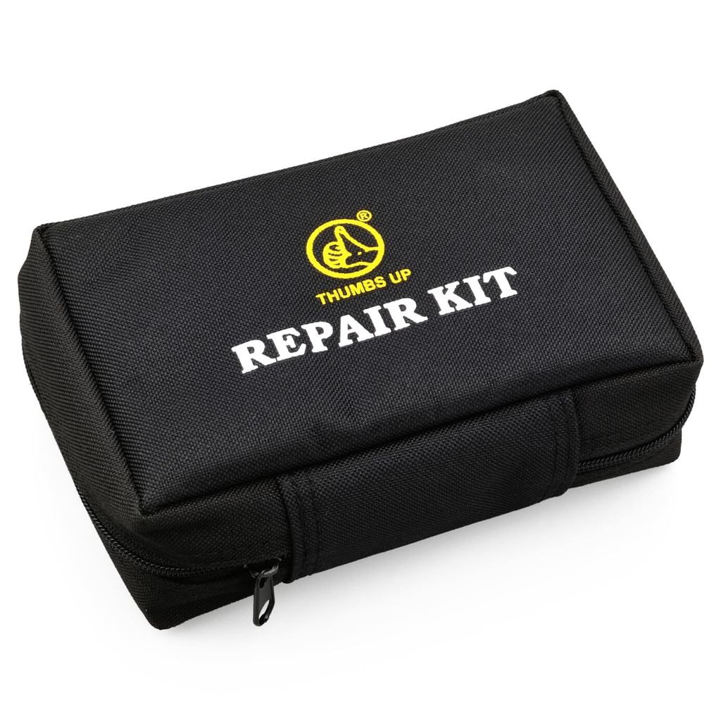 Daytona Motorcycle Tire Repair Kit for Tube and Tubeless Tires - Air Pump and Sealant Set