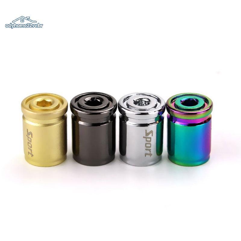 adyhome22vv 4x Titanium Anti-Roubo Tampa Da Válvula Do Pneu De Carro Alumínio Esporte Exterior Auto Air Caps br