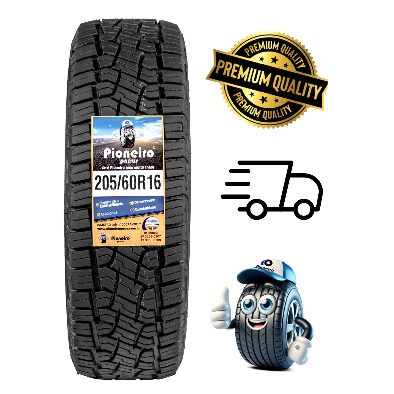 Pneu aro 16  205/60 R16 - ECO-SPORT- AIR CROSS - REMOLD /ENVIO IMEDIATO