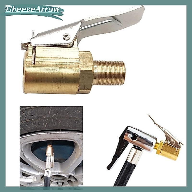 CC 8mm Pneu De Carro Roda Air Chu Inflator Bomba Válvula Clipe Conector Adaptador BR