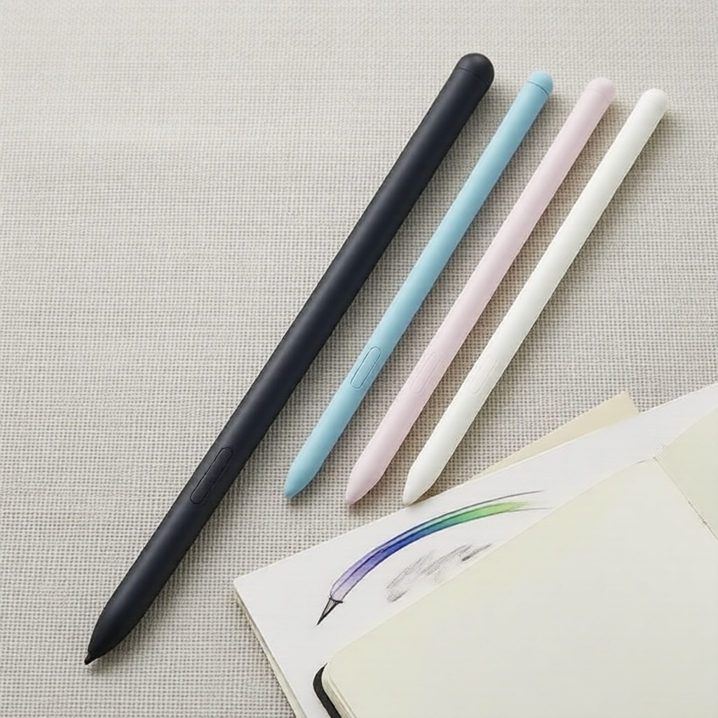 Galaxy Tab S10 FE/S9 FE S Pen com 3 pontas, caneta stylus com rejeição de palma para escrita e desenho precisos