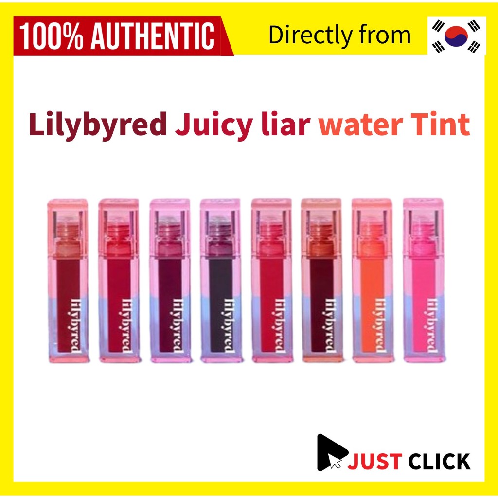 Tinta De Água Lilybyred Juicy Liar | Matiz Labial Suculento Leve Brilho Natural De Longa Duração
