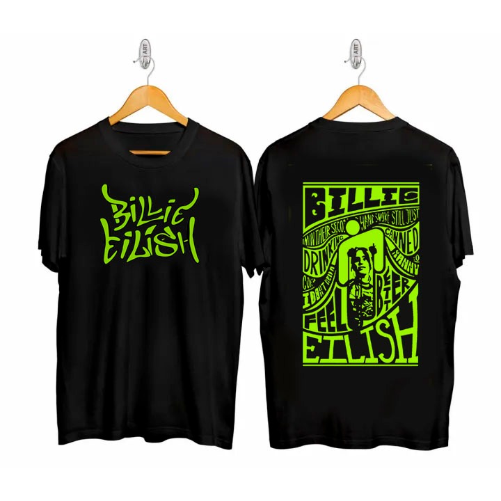 Camiseta Billie Eilish Unissex 100% Algodão Premium Show