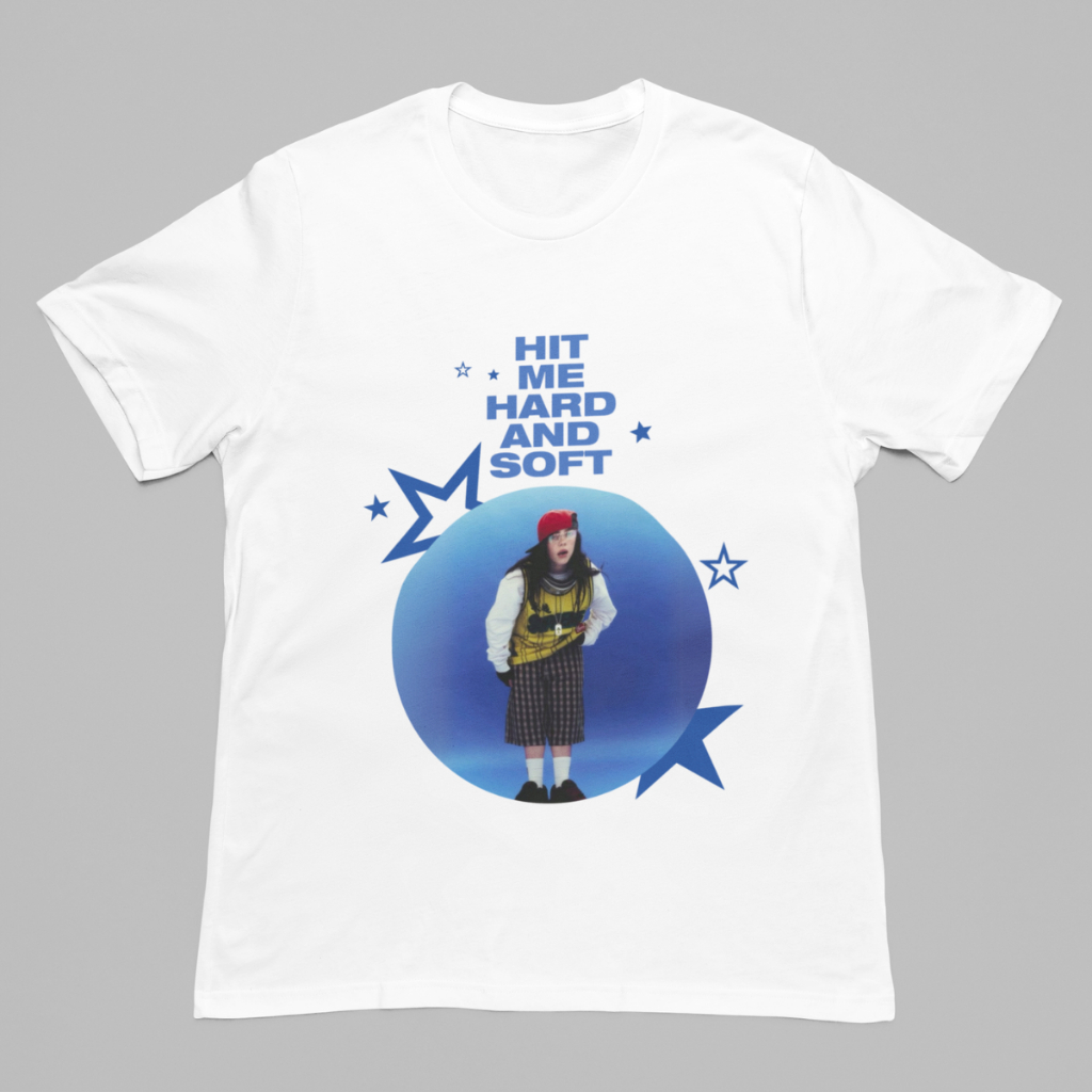 Camiseta Billie Eilish Cantora Album Novo T-shirt Camisa Unissex em Algodão Streetwear