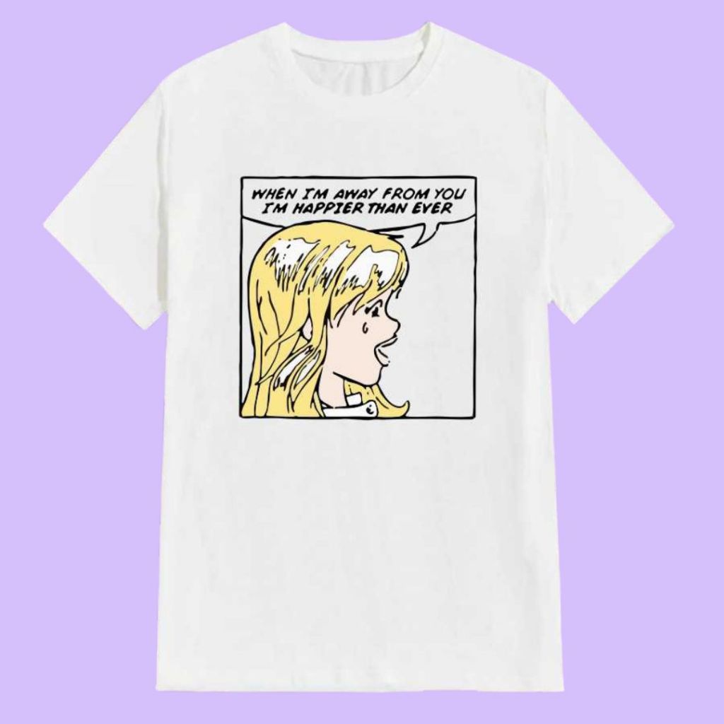Camiseta Billie Eilish | Happier Than Ever [Unissex]