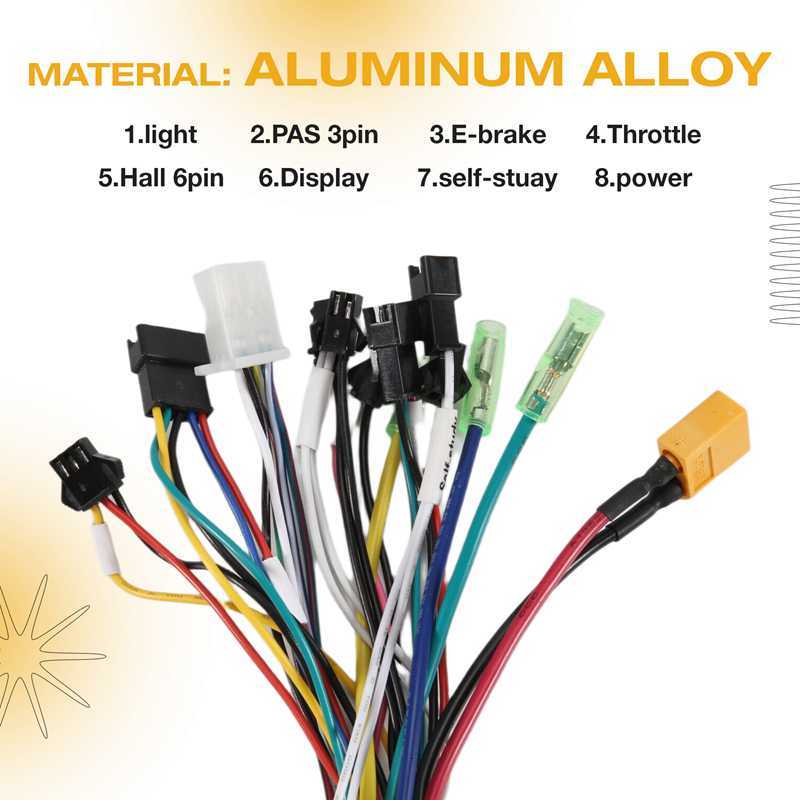Controlador De Motor Sem Escova De Onda Senoidal , 24V/36V/48V , 3 Modos , 500W , 750W , 1000W , 30A , Para S866 , V889