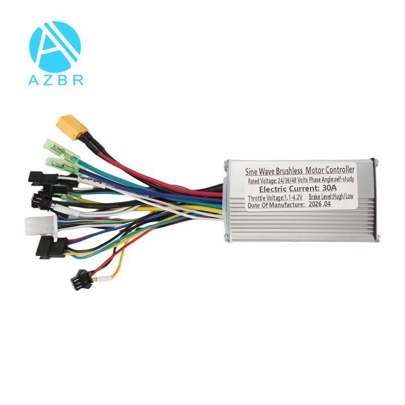 Controlador De Motor Sem Escova De Onda Senoidal , 24V/36V/48V , 3 Modos , 500W , 750W , 1000W , 30A , Para S866 , V889