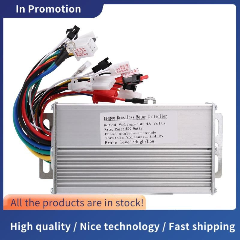 Controlador Brushless para E-Bike 30A 36V 48V 500W Scooter Elétrico BLDC para Acessórios de Bicicleta