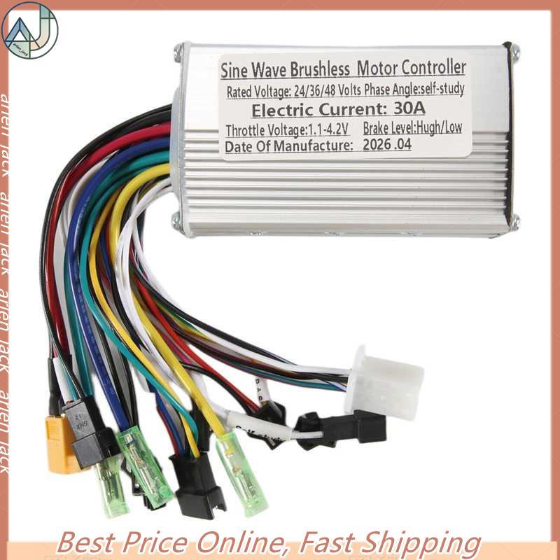 [arlen-Shop] Controlador De Motor Sem Escova De Onda Senoidal De 3 Modos 24V/36V/48V 500W 750W 1000W 30A Para S866 V889