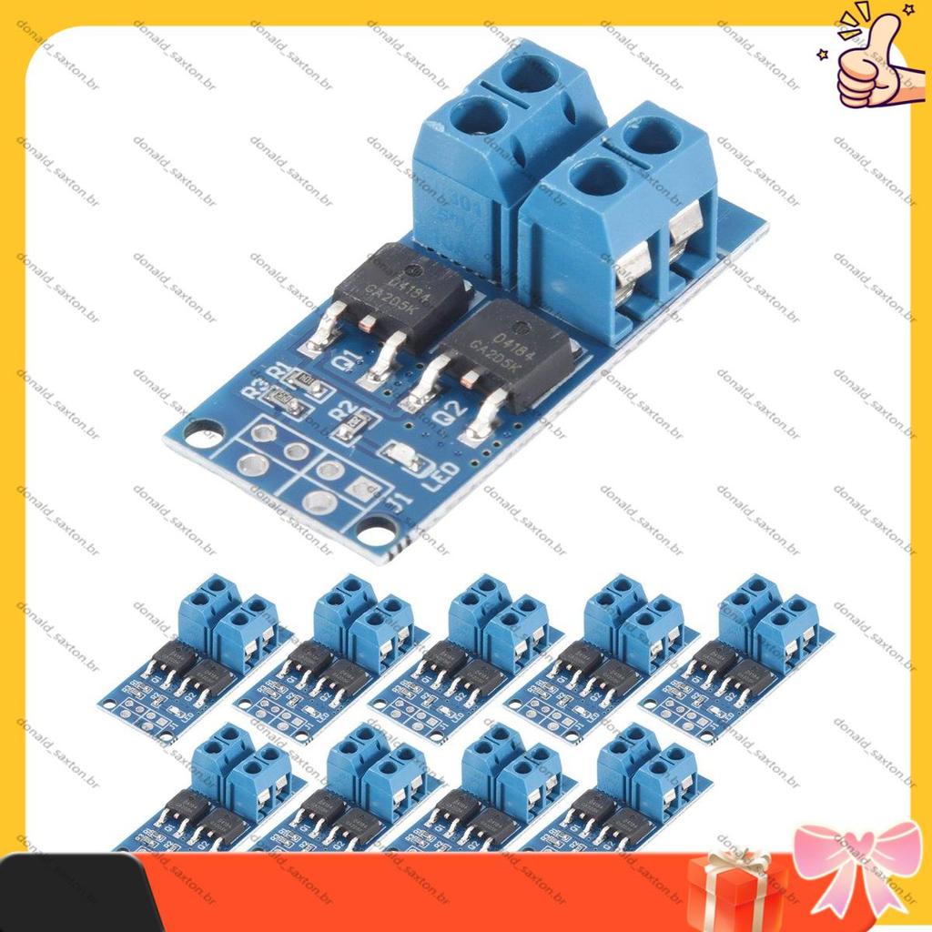 [Velocidade Rápida D] 10 Peças DC 5V-36V 15A (Máx . 30A) MOSFET Módulo De Driver De Interruptor De Gatilho 0-20KHz Paine