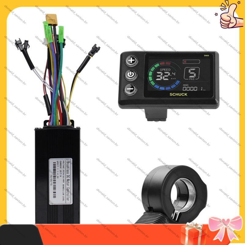 [Rápido D] Kit De Controlador De Bicicleta Elétrica 36V 48V 30A Com Display LCD S869 E Acessórios Para De Acelerador De