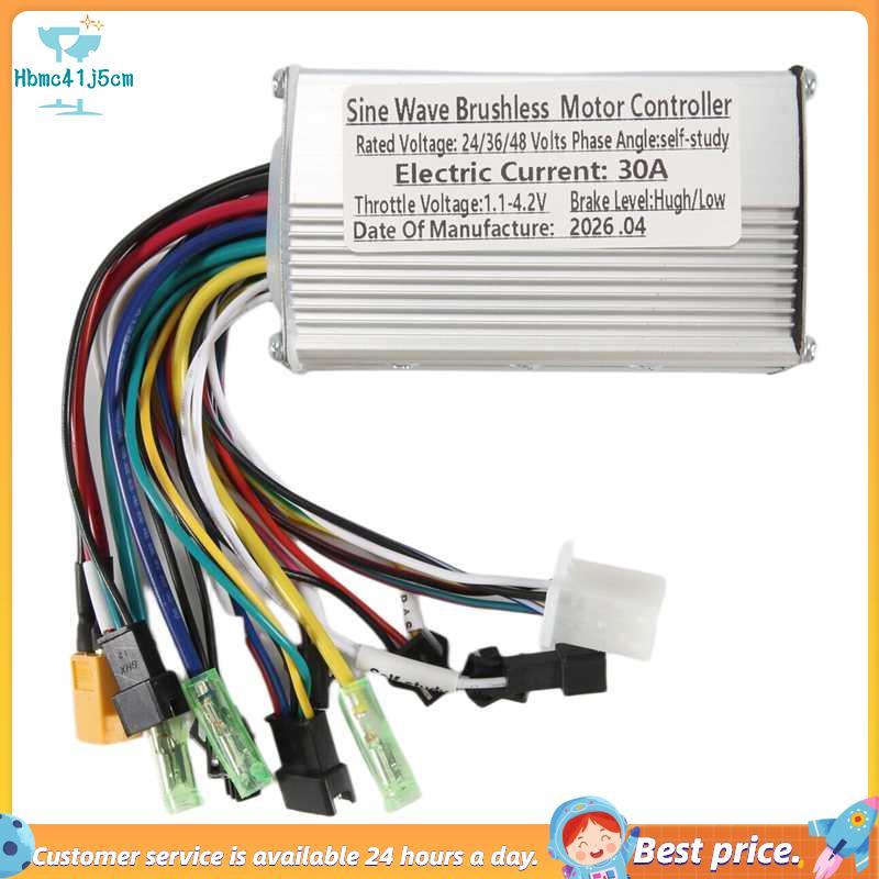 Controlador De Motor Sem Escova De Onda Senoidal De 3 Modos 24V/36V/48V 500W 750W 1000W 30A Para S866 V889 S966 No . Med