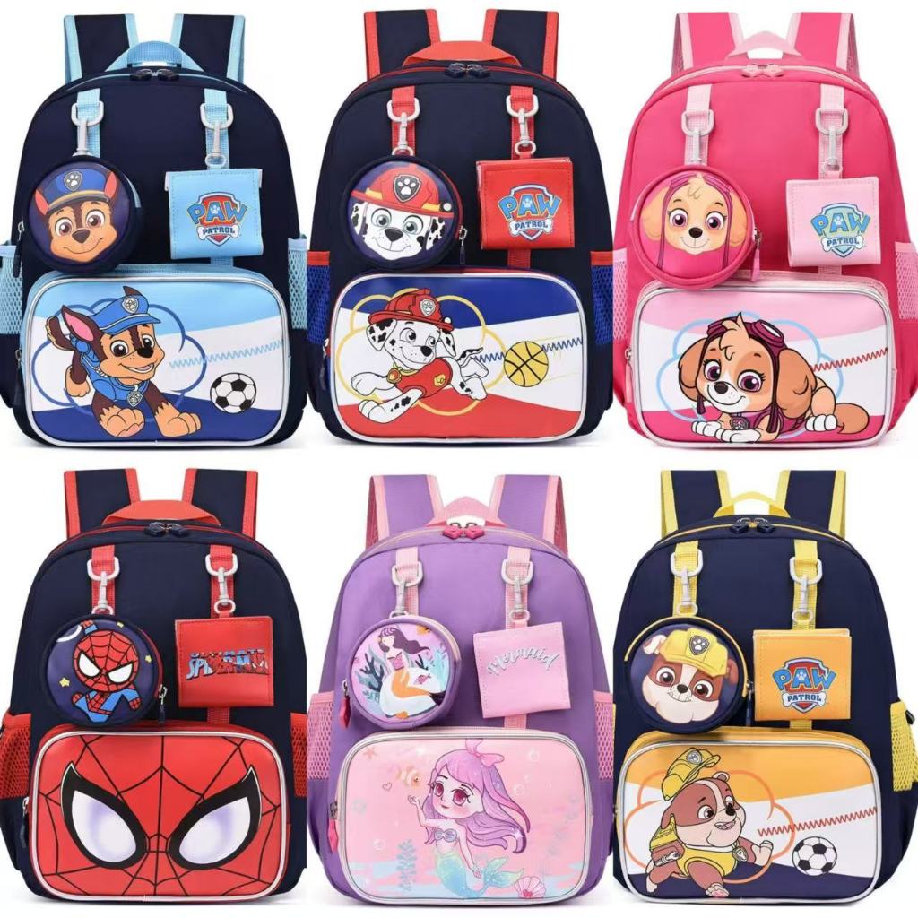 Children school bags 123 primary schoolbags for girls boys cartoon Spider-Man rucksack GhJw