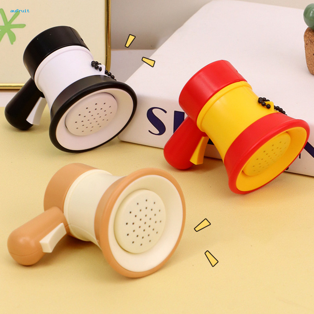 Eye-catching Toy Speaker Handheld Mini Voice Recorder Keychain with Portable Loud Megaphone for Kids Boys Girls Backpack