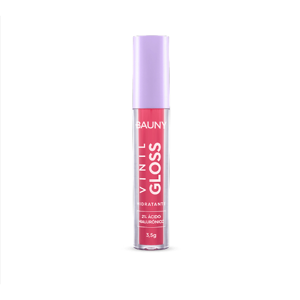 Bauny Gloss Labial Vinil Boca Hidratada e com Brilho - Be Crazy -3,5g