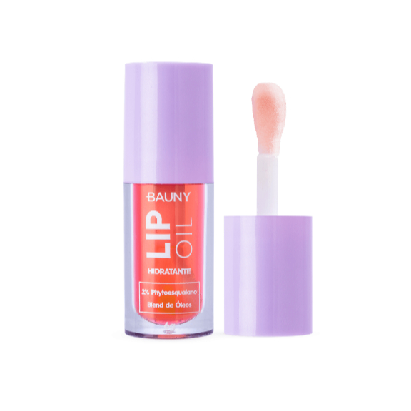 Bauny - Lip Oil Labial Boca (Avelã) Hidrata e da Brilho - 6g